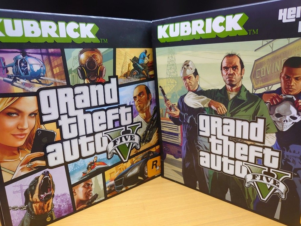 Medicom Toy Kubrick Grand Theft Auto V GTA 5 Normal & Heist Edition 2 Box Set