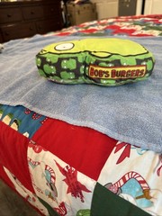 Bob’s Burgers Kuchi Kopi Plush Shaped Pillow 2024 Surreal Entertainment NWT RARE