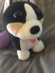 ROBLOX Adopt Me! Series 3 Surprise Plush Pets Royal Corgi & Item Code Unboxed