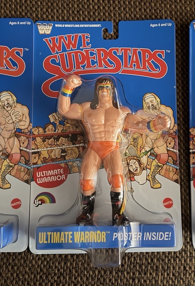 WWE LJN MATTEL SUPERSTARS Ultimate Warrior LJN ULTIMATE WARRIOR FIGURE