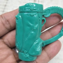 Vintage 1989 TMNT Teenage Mutant Ninja Turtles Casey Jones Golf Bag Club & Bats
