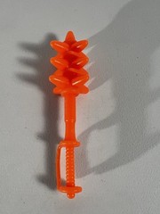 Vintage 1985 MOTU Spikor ORANGE BATTLE CLUB MACE WEAPON Masters of the Universe
