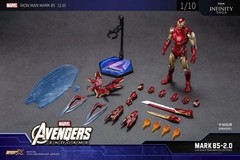 Marvel Avengers Endgame Iron Man Mark 85 MK85 Ironman LED Light Figure Model Toy