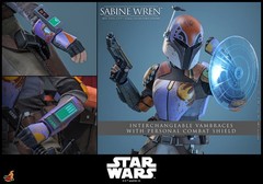 Hot Toys TMS171 Star Wars: Rebels Sabine Wren 1/6 Scale 12″ Figure In Stock USA