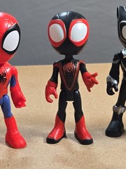 Spidey and His Friends Set of 5 Hasbro 2021 Ironman Black Panther Miles Morales