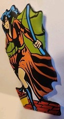 Vtg RARE VHTF DC Comics Supergirl Catwoman Figure Duo Set Rare Italy 1983