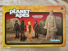 Lot Of 4 Planet Of The Apes Super 7 Reaction Figures Lawgiver Statue Mendez XXVI