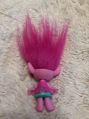 DreamWorks Trolls Poppy Pink & Teal Plastic Figure 2016 Movie Video Games