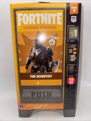 Fortnite The Scientist Vending Machine 19 pc New Sealed Gameboy 4” Action Figure