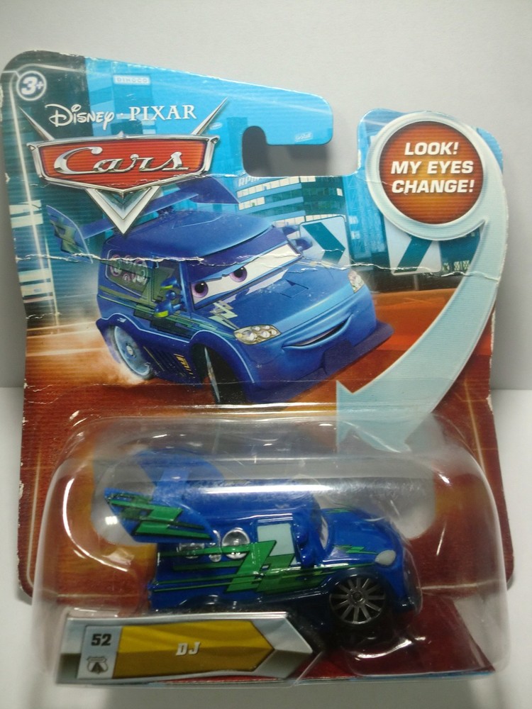 Disney / Pixar CARS Movie 155 Die Cast Car with Lenticular Eyes Series 2 DJ