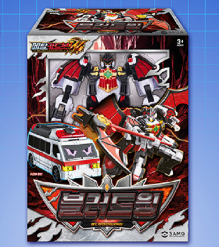 [Pre-Order] Metal Cardbot W Season3 BLOODWING Bat Transformer Robot /korea toy