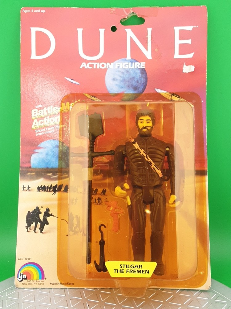 Vintage 1984 Dune STILGAR THE FREMAN LJN Battle-Matic Action Figure Sealed