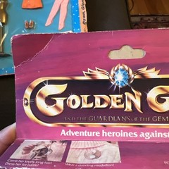 Vintage Golden Girl and the Guardians of the Gemstones Rubee Figure 1984 MISB