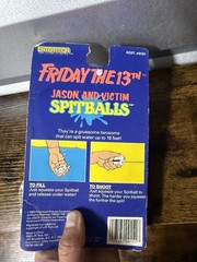 1989 Friday The 13th Jason Victim Spitballs Entertech Carded