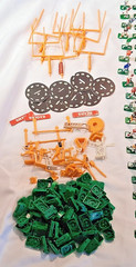 Large Lot (300) Tudor Electric Football Players with some Bases & accessoriess