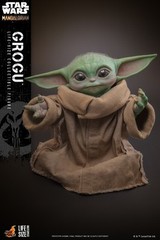 In Stock Hot Toys LMS015 Star Wars The Mandalorian 1:1 Grogu Life-Size Figure