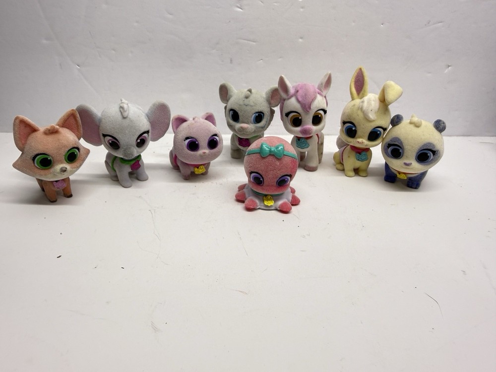 Disney Jr T.O.T.S. Flocked Figures Multiple Toys Lot Of 8