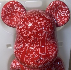 New 2024 MEDICOM Coca Cola X Keith Haring Be@rbrick 100% And 400%