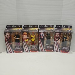 WWE Elite Monday Night Wars Complete Set of 4, (Series 11) w/ Rick Rude BAF