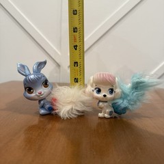 Disney Princess Palace Pets Figure Toy Furry Tail Crown Lot of 6 Cats Bunny Dogs