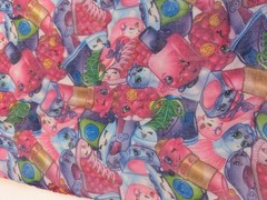 2016 Target Shopkins Scarf, Sheer Polyester Fabric 20″X63″