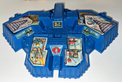 VTG 1982 Hasbro GI Joe Cobra Battle Game w/ Box & Extra Launcher Mostly Complete