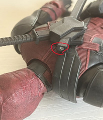 S.H.Figuarts Deadpool 2 Action Figure Marvel SHF Used Broken Part