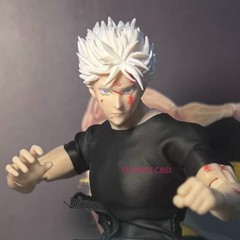 1/12 Painted Jujutsu Kaisen Gojo Satoru Head Carving For 6″ Romankey Figure Body