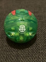 Bakugan Battle Brawlers Percival Neon Green Translucent Ventus 620G Good Cond