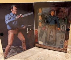NECA Evil Dead 2 and Ash vs Evil Dead Ash and Eligis Demon Figures