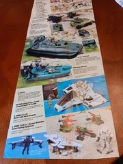 Vintage G.I. Joe yearly toy catalogs 1982-85 books and coloring book. Big lot