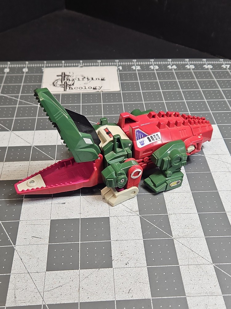 Transformers G1 Headmaster Skullcruncher 1987 Alligator Decepticon Not Complete