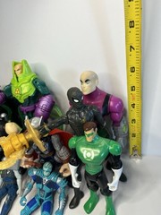 Collector Reseller Lot Of 13 Various Action Figures From Various Years DC Etc
