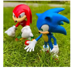 SONIC FIGURE SET-5 ACTION FIGURES-5 TO 6 INCHES TALL PVC-NEXT DAY SHIPPING
