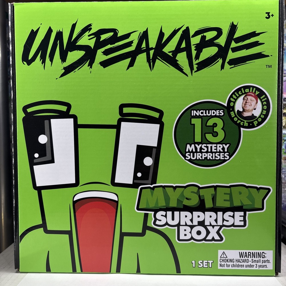 Unspeakable Mystery Surprise Box Includes 13 Surprises New Unopened Box SEALED