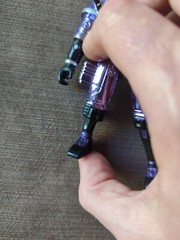 BeetleBorgs 6″ Action Figure Lot Of 3 Gold Purple Green incomplete
