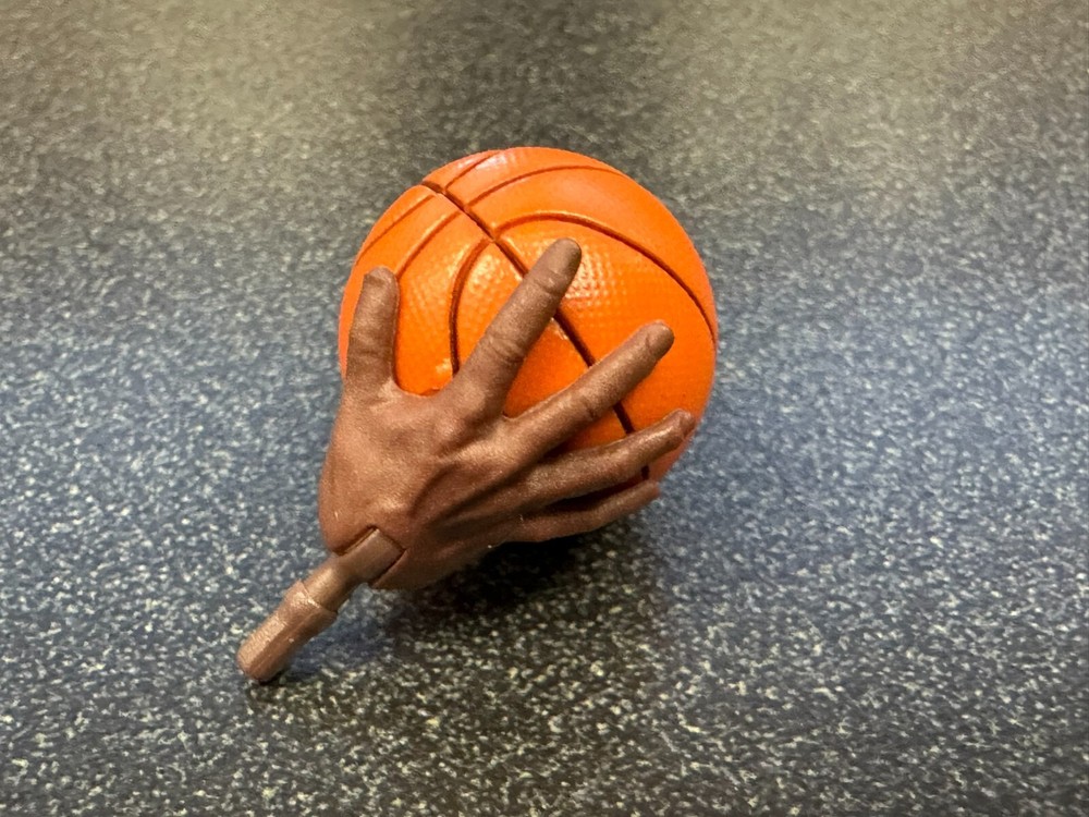 Starting Lineup (MALE HAND W/BALL ONLY) 6″ Scale MINT Basketball Prop Joel
