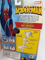 TOY BIZ AMAZING SPIDER-MAN STEALTH VENOM and DUAL BLAST SHOCKER ACTION FIGURE