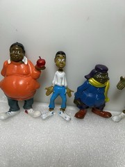 FAT ALBERT AND THE JUNKYARD GANG COSBY KIDS ACTION FIGURES. FULL SET OF 8