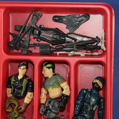 Early 1980s G.I. Joe ARAH Estate Collection Lot in Box – 15 Figures, Accessories