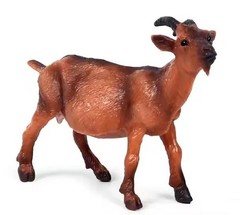 Goat Toy Action Figure Small Animal Figurine Doll Gift for Kids