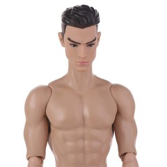 Strong Man 1/6 Male Doll White/Normal/Tan Action Figure Body DIY Toy