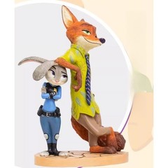 1PCS Enesco Zootopia Judy Nick 7.8″ Creative Collectible Action Figure with Box