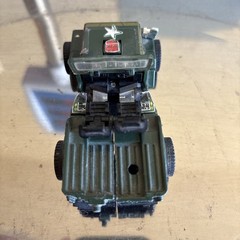 Hound 1984 CIRCLE STAMP Hasbro G1 Transformers Military Jeep Figure Takara Japan