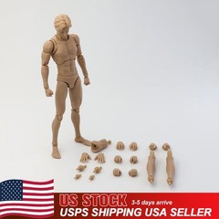 Mirrfig 1/12 MF001 Male Action Figure Body 6inch Yellow Skin Super Jointed Model