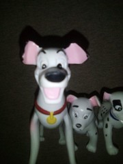 Vintage Justoys Bend-Ems 101 Dalmatians 6-Piece Gift Set: Bendable Figures
