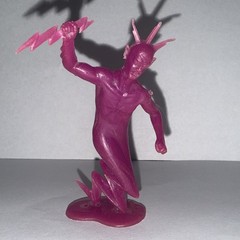 Rare 1966 Ideal Justice League of America Thunderbolt Purple Figure Vintage