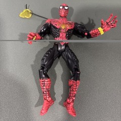 Electro Shock Spider-Man 5″ Action Figure 1997 Toybiz Incomplete