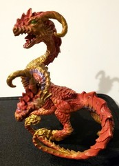 Safari Ltd Dragon Two Headed PVC/ABS Figure 2017 #1016