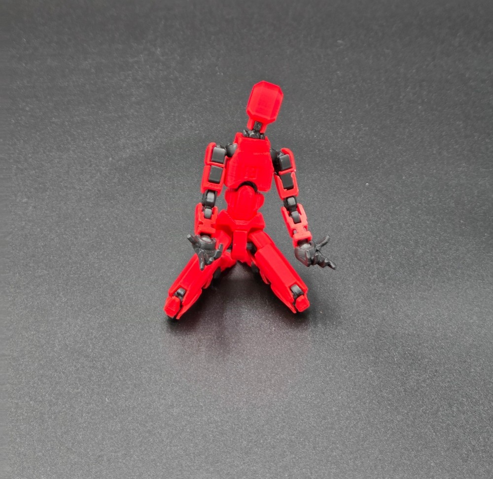 T13 Dummy 13 Action Figure 3D printed Red White or Blue Unassembled